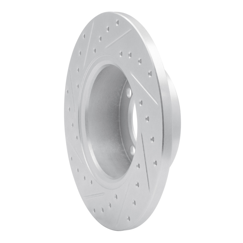 Picture of R1 1981-1987 Saab 900 Front Right Drilled & Slotted Silver Brake Rotor