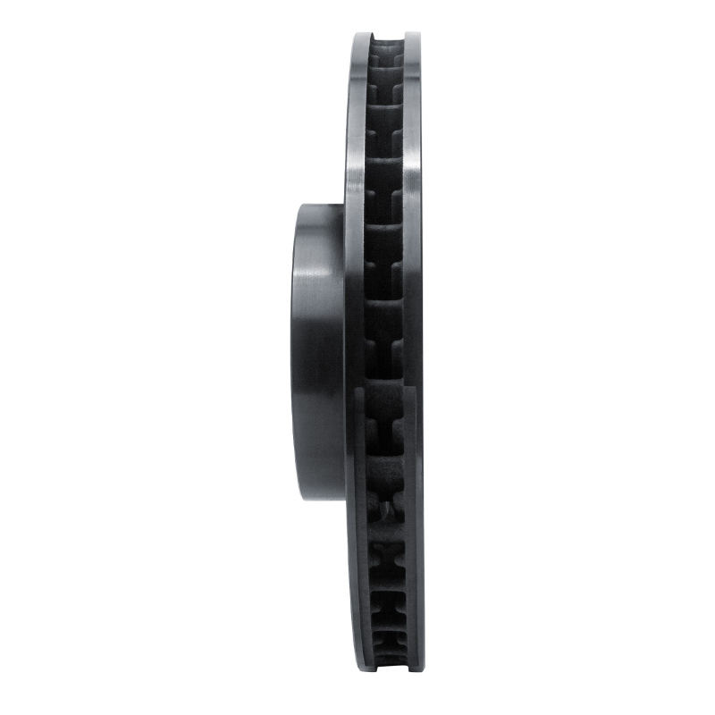 Picture of R1 14-21 Porsche Cayenne Right Front Slotted Black Brake Rotor