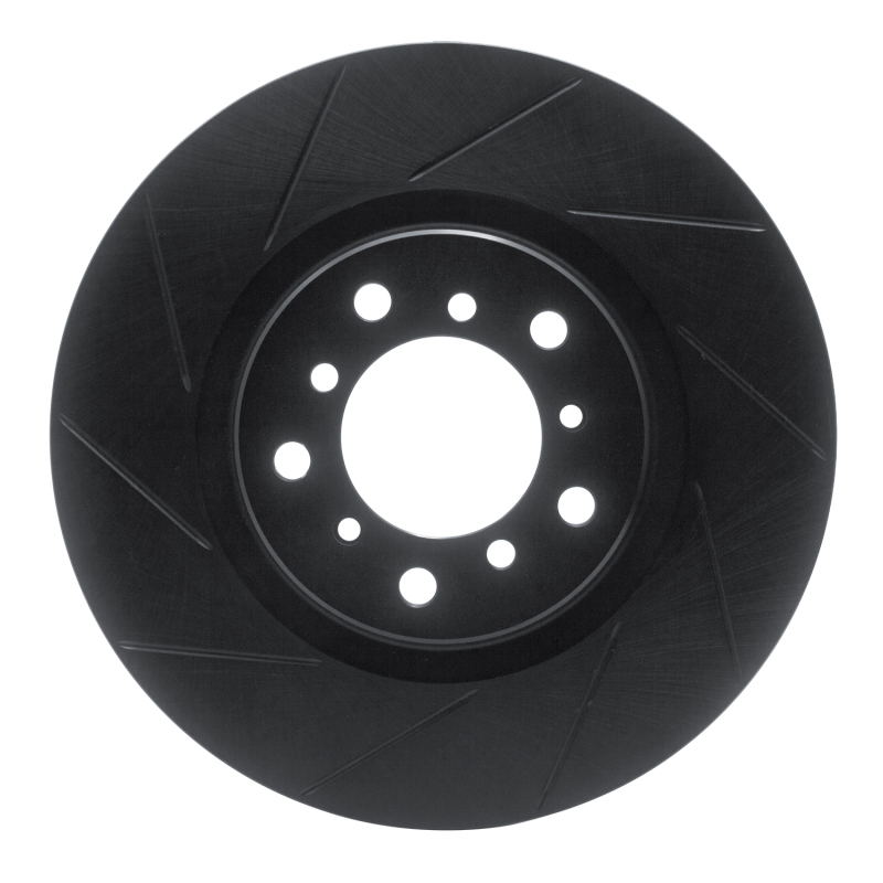 Picture of R1 01-06 BMW M3 Right Front Slotted Black Brake Rotor