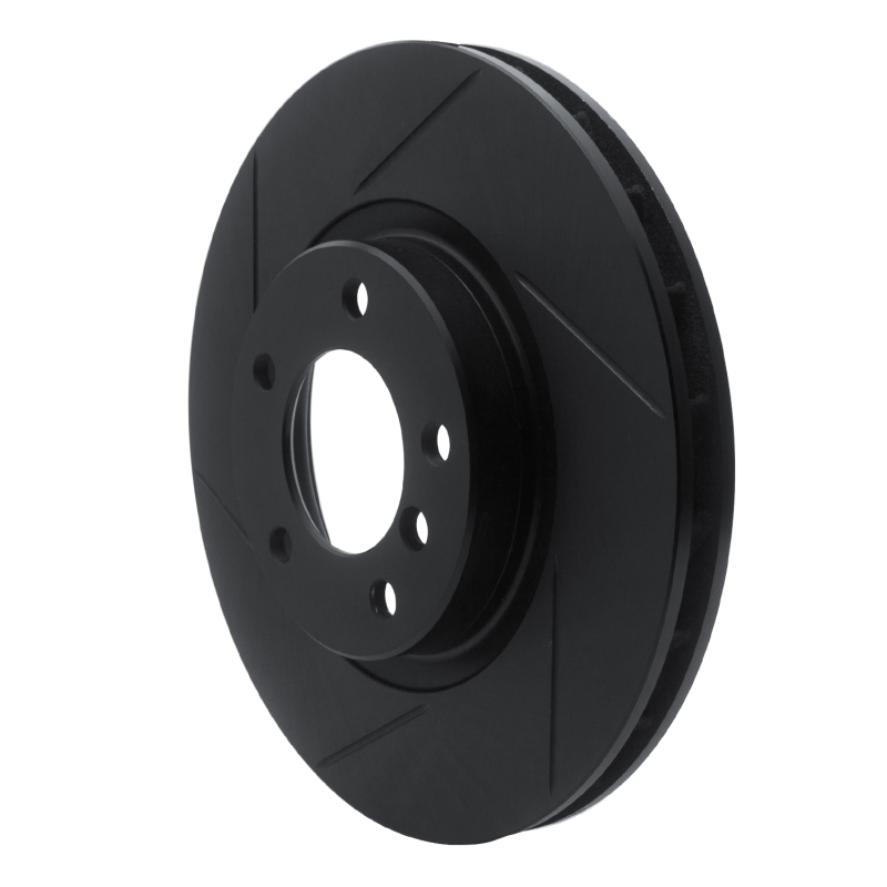 Picture of R1 95-02 BMW M3 Right Front Slotted Black Brake Rotor