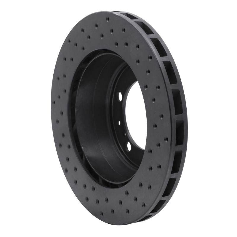 Picture of R1 91-97 Porsche 911 Rear Left Drilled Black Brake Rotor
