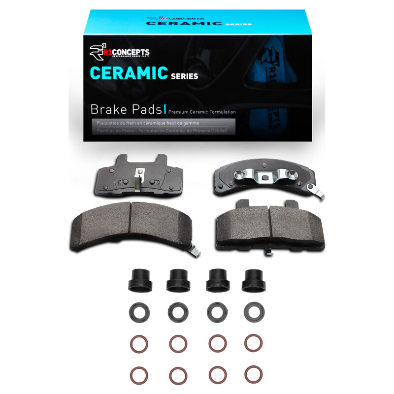 Picture of R1 88-91 Chevrolet K1500 Front Ceramic Brake Pads & Hardware Kit