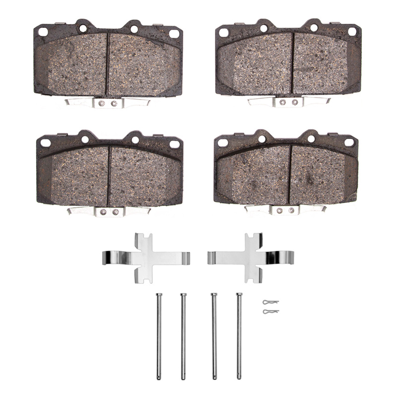 Picture of R1 89-96 Nissan 300ZX Front Ceramic Brake Pads & Hardware Kit