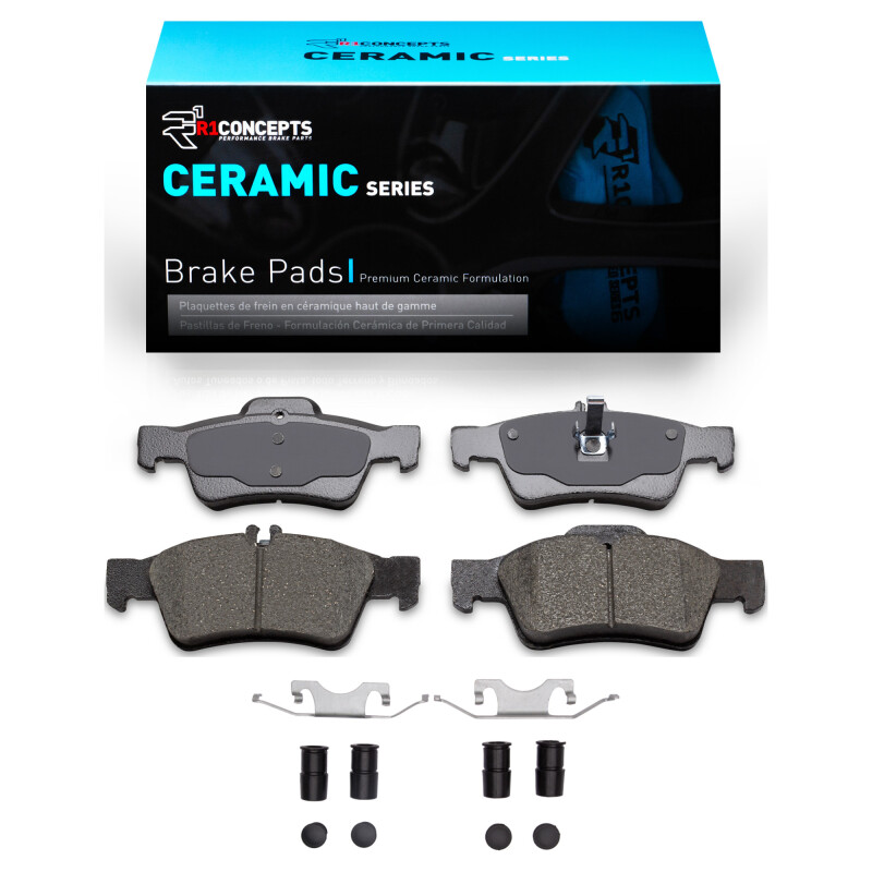Picture of R1 02-18 Mercedes-Benz CLS550 Rear Ceramic Brake Pads & Hardware Kit