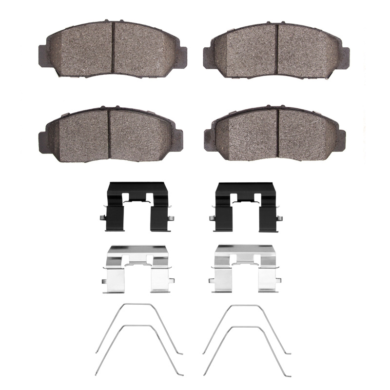Picture of R1 03-22 Acura CSX Front Ceramic Brake Pads & Hardware Kit