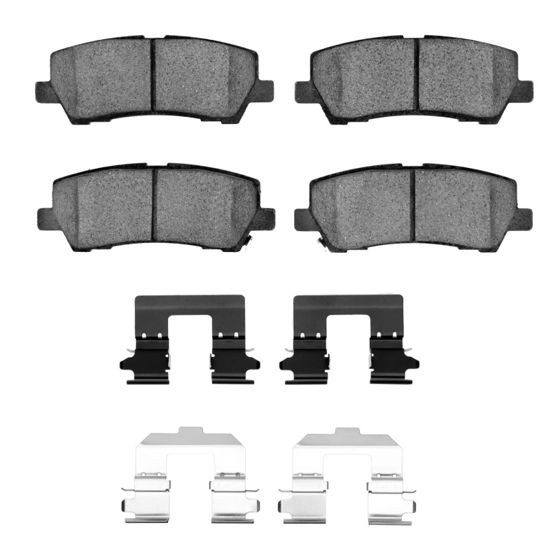Picture of R1 15-21 Ford Mustang Rear Ceramic Brake Pads & Hardware Kit