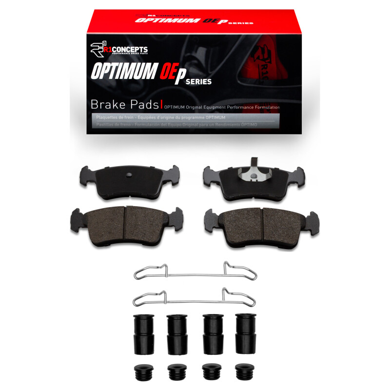 Picture of R1 86-94 Suzuki Samurai Front Optimum OE Brake Pads & Hardware Kit