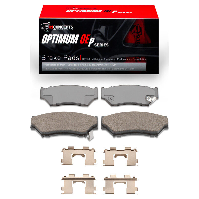 Picture of R1 98-04 Chevrolet Tracker Front Optimum OE Brake Pads & Hardware Kit
