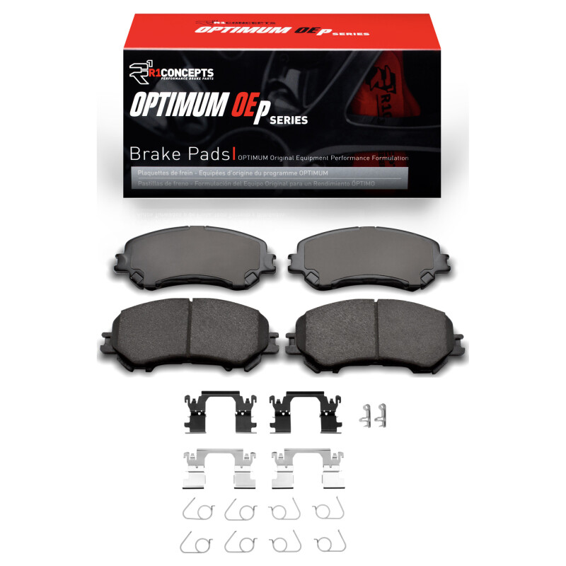 Picture of R1 14-23 Nissan X-Trail (Mexico) Front Optimum OE Brake Pads & Hardware Kit