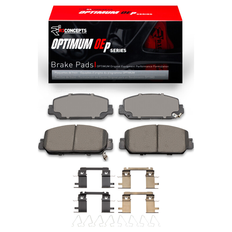 Picture of R1 17-19 Honda CR-V Front Optimum OE Brake Pads & Hardware Kit