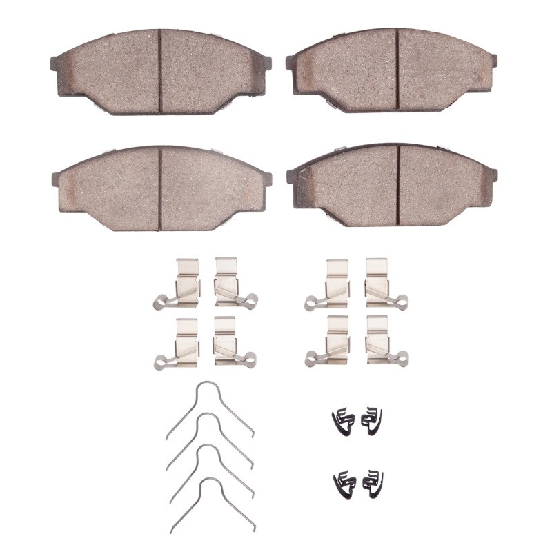 Picture of DFC 85-93 Toyota Pickup Front 5000 Advanced Ceramic Brake Pads and Hardware Kit