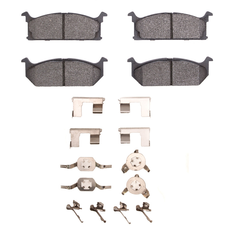Picture of DFC 85-88 Chevrolet Sprint Front 5000 Advanced Semi Metallic Brake Pads and Hardware Kit
