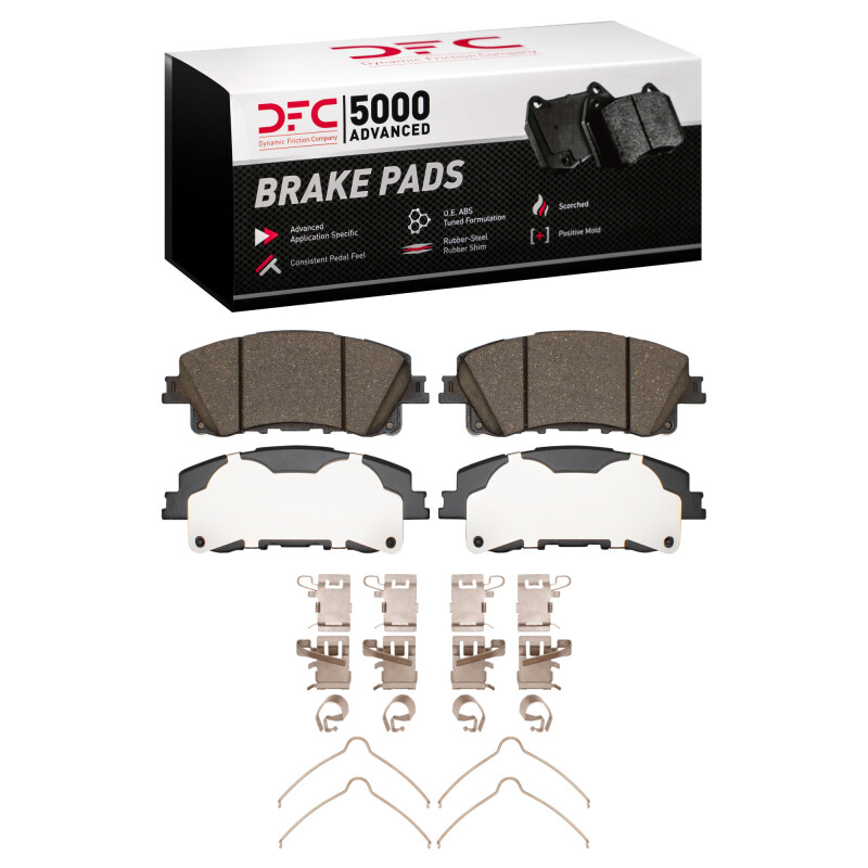 Picture of DFC 24-25 Mazda CX-70 Front 5000 Advanced Ceramic Brake Pads and Hardware Kit