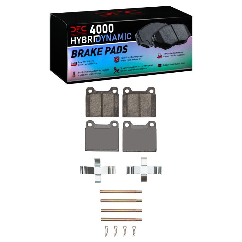 Picture of DFC 67-91 Mercedes-Benz 250C Rear 4000 HybriDynamic Brake Pads and Hardware Kit