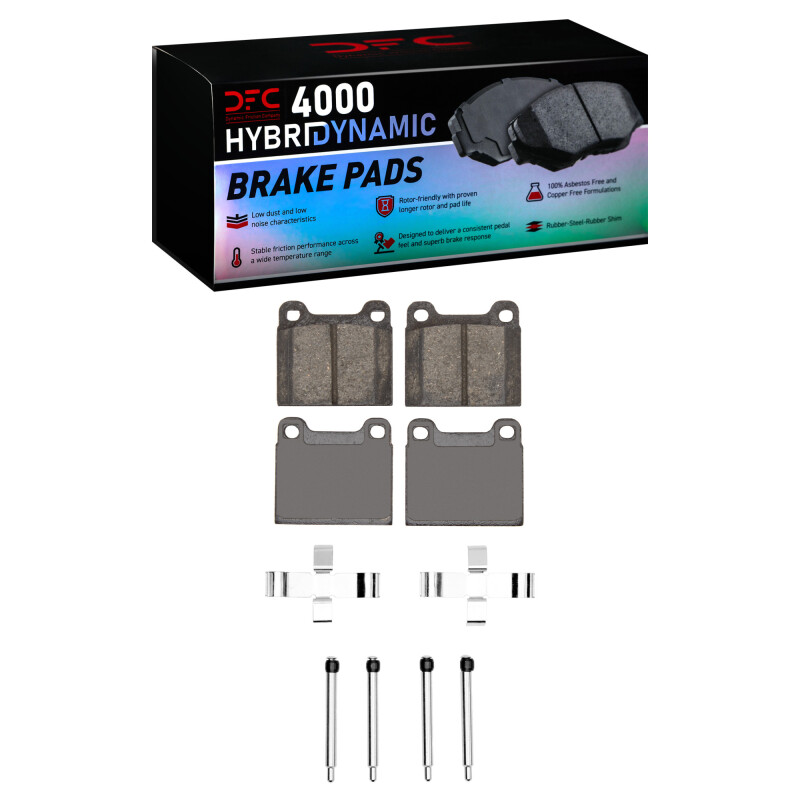Picture of DFC 63-65 Porsche 356 Front 4000 HybriDynamic Brake Pads and Hardware Kit