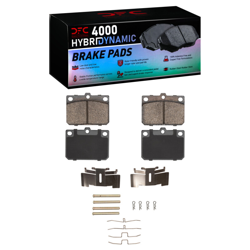 Picture of DFC 74-87 Dodge Colt Front 4000 HybriDynamic Brake Pads and Hardware Kit
