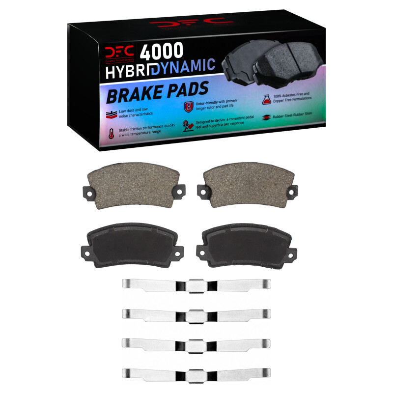 Picture of DFC 76-83 Renault R5 Front 4000 HybriDynamic Brake Pads and Hardware Kit