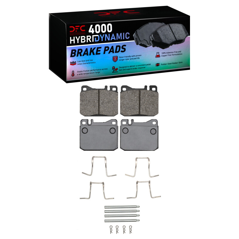 Picture of DFC 73-79 Mercedes-Benz 280SEL Front 4000 HybriDynamic Brake Pads and Hardware Kit