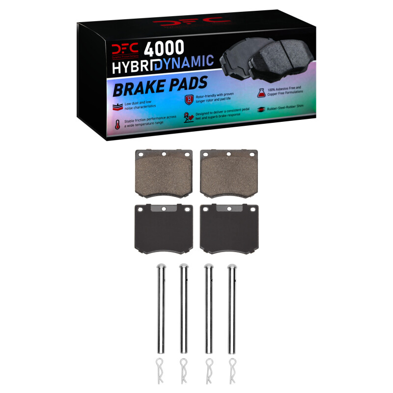 Picture of DFC 72-72 Triumph GT6 Front 4000 HybriDynamic Brake Pads and Hardware Kit