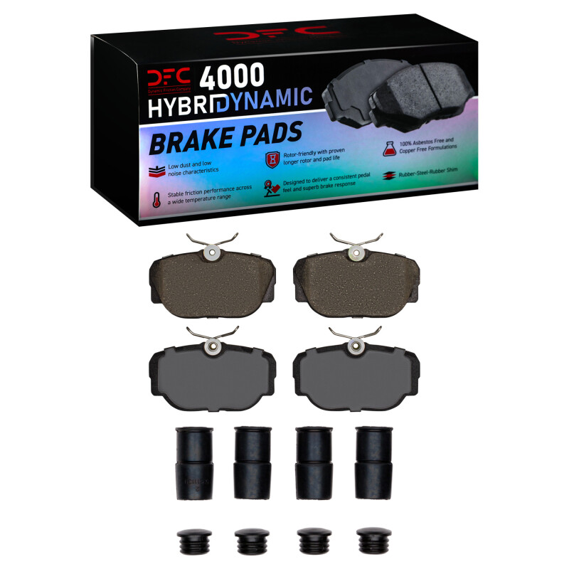 Picture of DFC 84-91 BMW 325is Front 4000 HybriDynamic Brake Pads and Hardware Kit