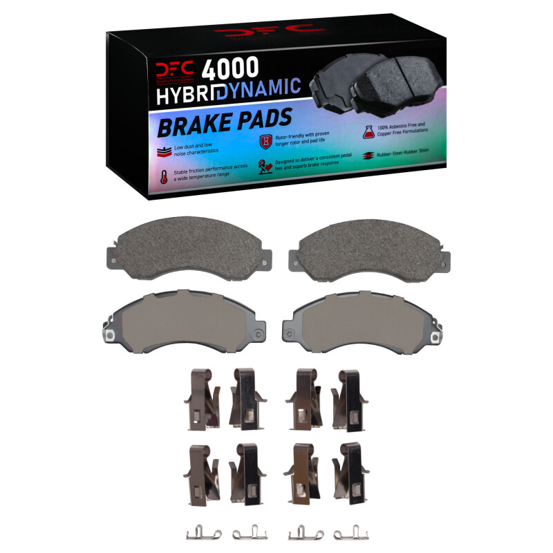 Picture of DFC 94-10 UD UD 1400 Front 4000 HybriDynamic Brake Pads and Hardware Kit