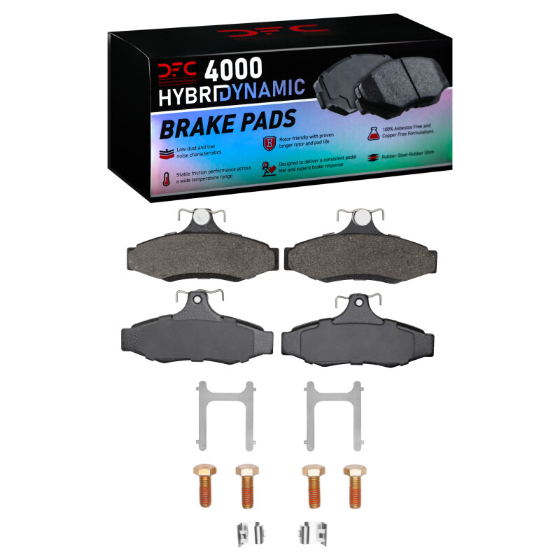 Picture of DFC 97-04 Daewoo Nubira Rear 4000 HybriDynamic Brake Pads and Hardware Kit