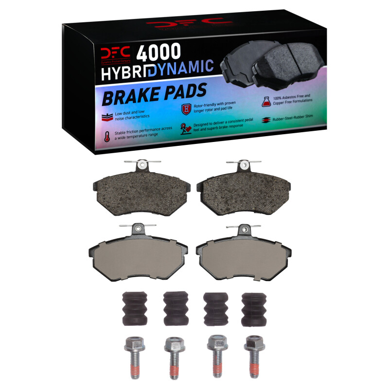 Picture of DFC 80-96 Audi 80 Front 4000 HybriDynamic Brake Pads and Hardware Kit