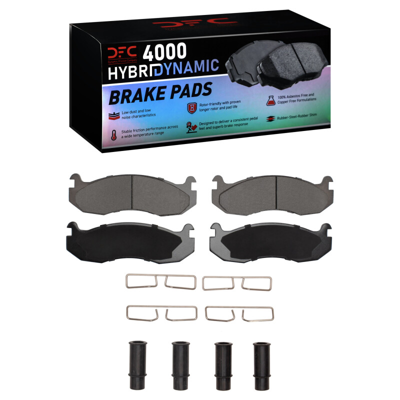 Picture of DFC 96-06 Hummer H1 Front 4000 HybriDynamic Brake Pads and Hardware Kit