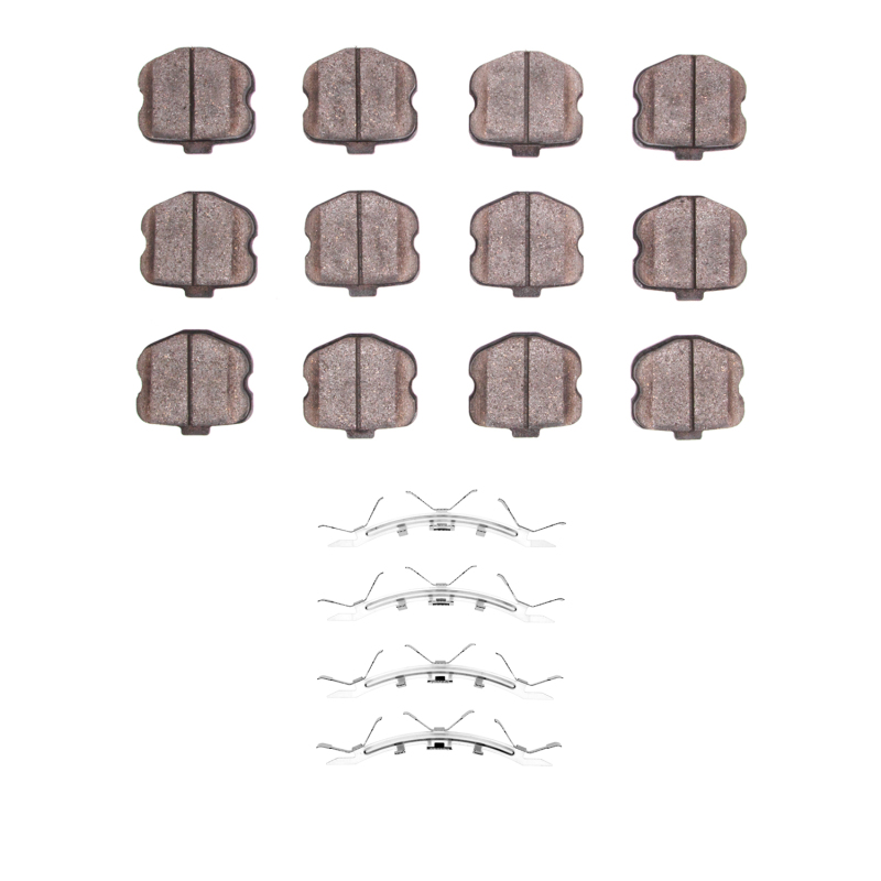 Picture of DFC 06-13 Chevrolet Corvette Front 4000 HybriDynamic Brake Pads and Hardware Kit