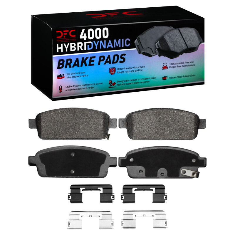 Picture of DFC 16-16 Cadillac ELR Rear 4000 HybriDynamic Brake Pads and Hardware Kit