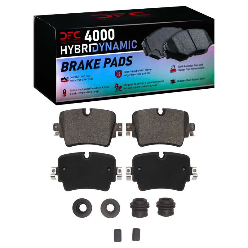 Picture of DFC 14-24 Jaguar XJ Rear 4000 HybriDynamic Brake Pads and Hardware Kit