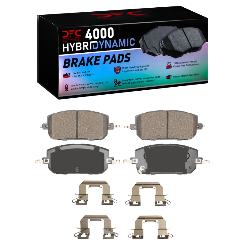 Picture of DFC 22-24 Mazda MX-30 Front 4000 HybriDynamic Brake Pads and Hardware Kit