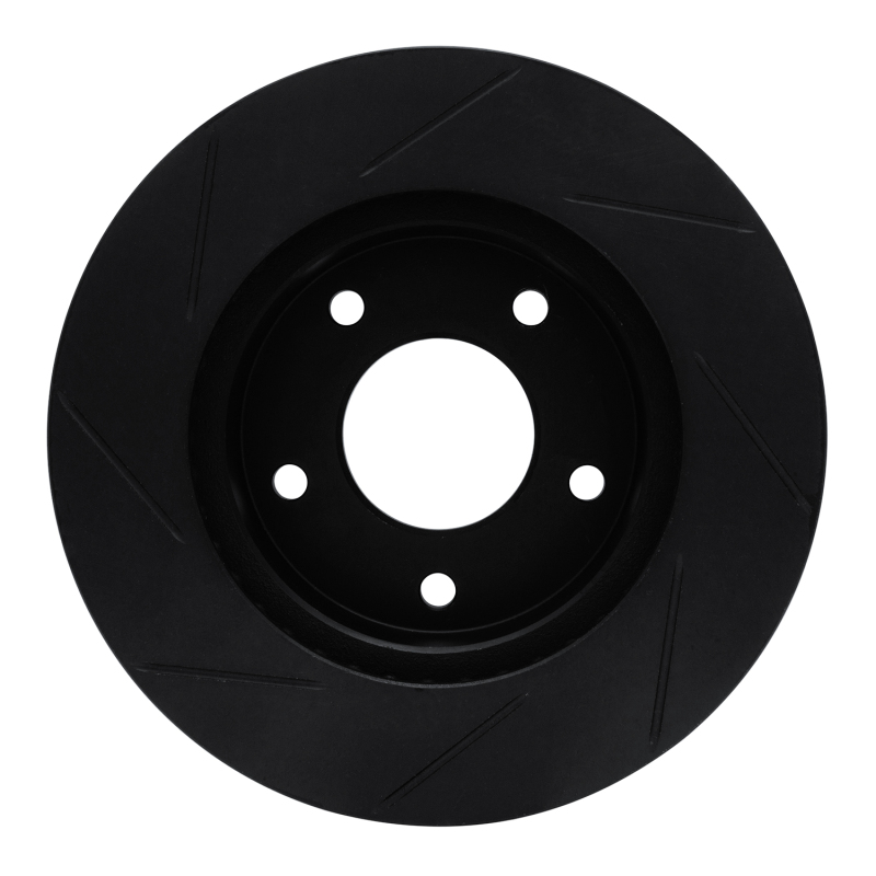 Picture of R1 75-79 Lincoln Continental Rear Right Slotted Black Brake Rotor