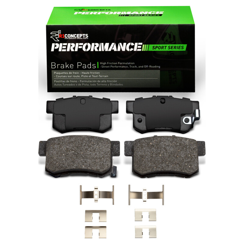 Picture of R1 97-02 Acura CL Rear Performance Sport Pads & Hardware Kit
