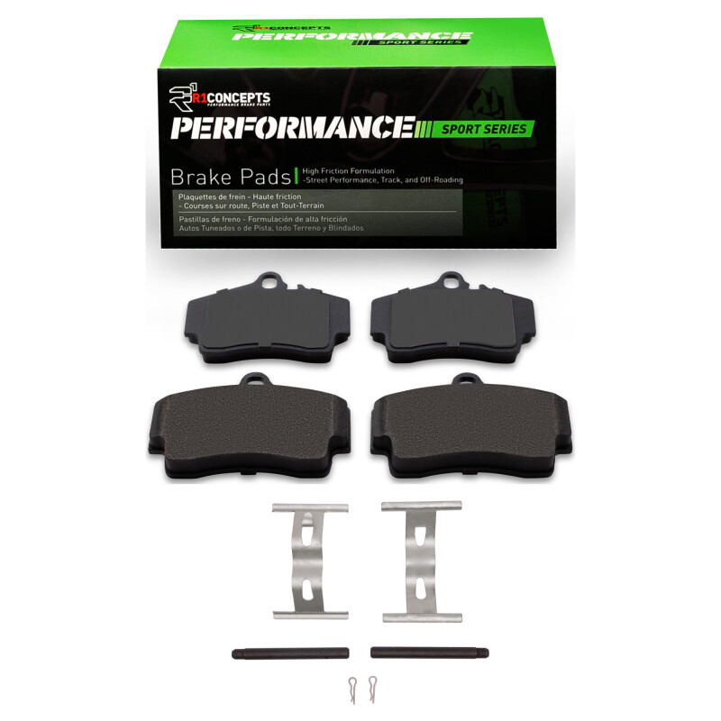 Picture of R1 97-12 Porsche 911 Rear Performance Sport Pads & Hardware Kit