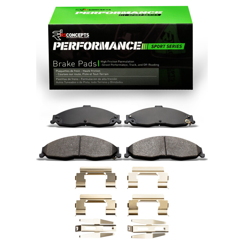 Picture of R1 98-02 Chevrolet Camaro Front Performance Sport Pads & Hardware Kit
