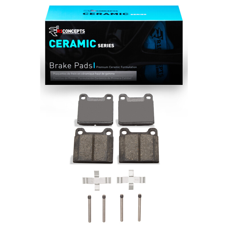 Picture of R1 64-74 Alfa Romeo Giulia Sprint Front/Rear Ceramic Pads & Hardware Kit
