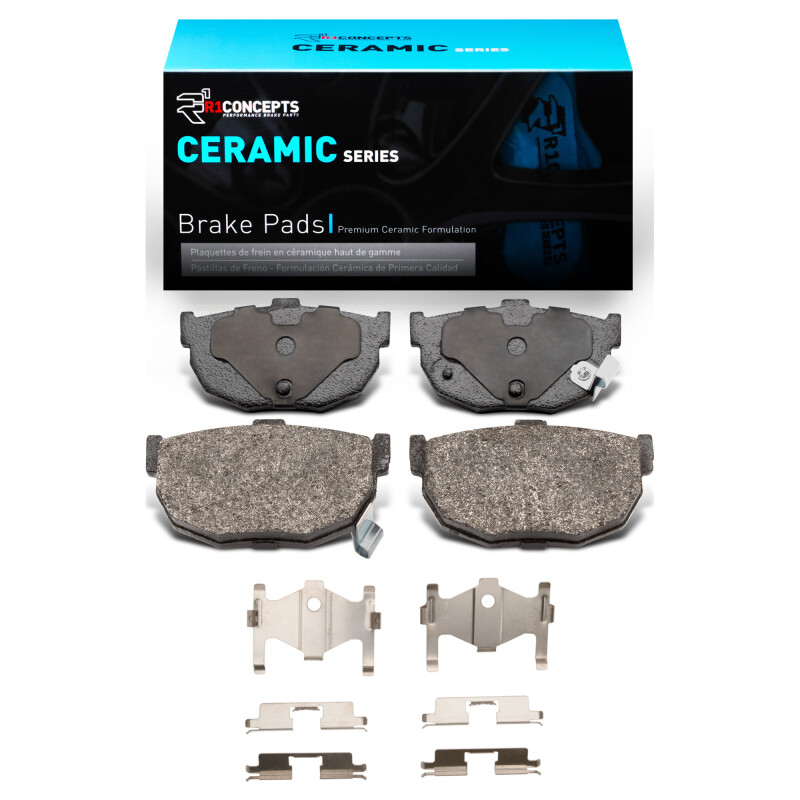 Picture of R1 84-84 Nissan Maxima Rear Ceramic Pads & Hardware Kit