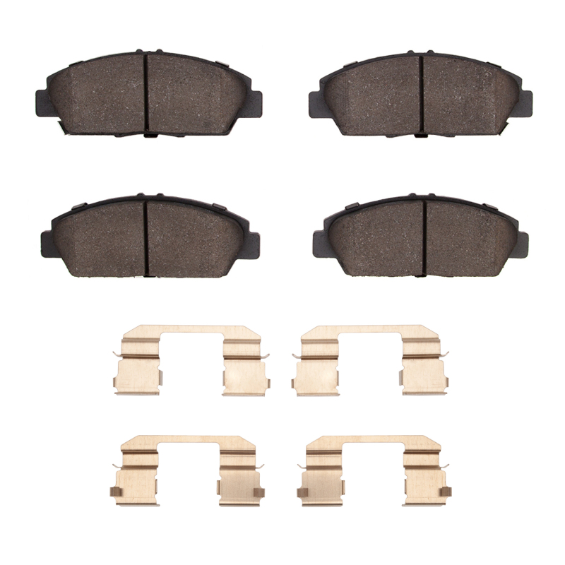 Picture of R1 92-96 Honda Prelude Front Ceramic Pads & Hardware Kit
