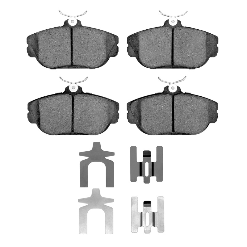 Picture of R1 93-00 Ford Taurus (Excl SHO) Front Ceramic Pads & Hardware Kit