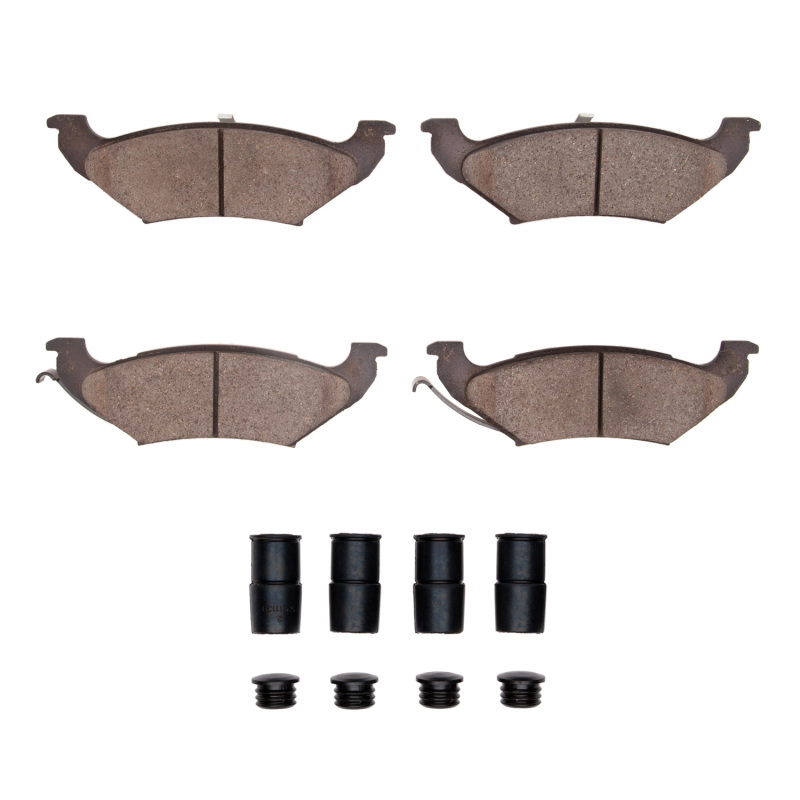 Picture of R1 97-00 Chrysler Town & Country Rear Ceramic Pads & Hardware Kit