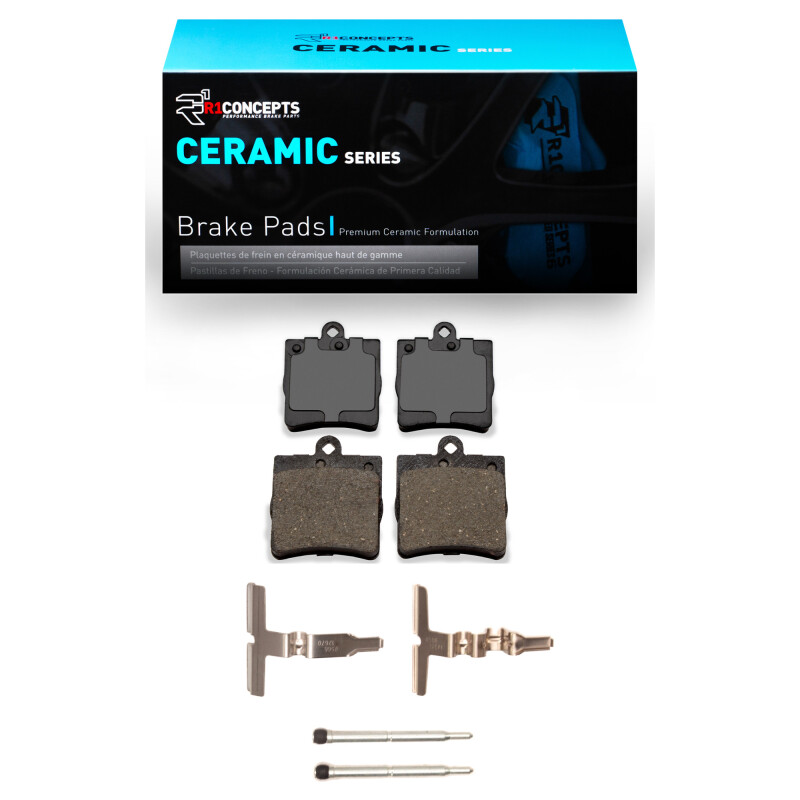 Picture of R1 96-15 Chrysler Crossfire Rear Ceramic Pads & Hardware Kit