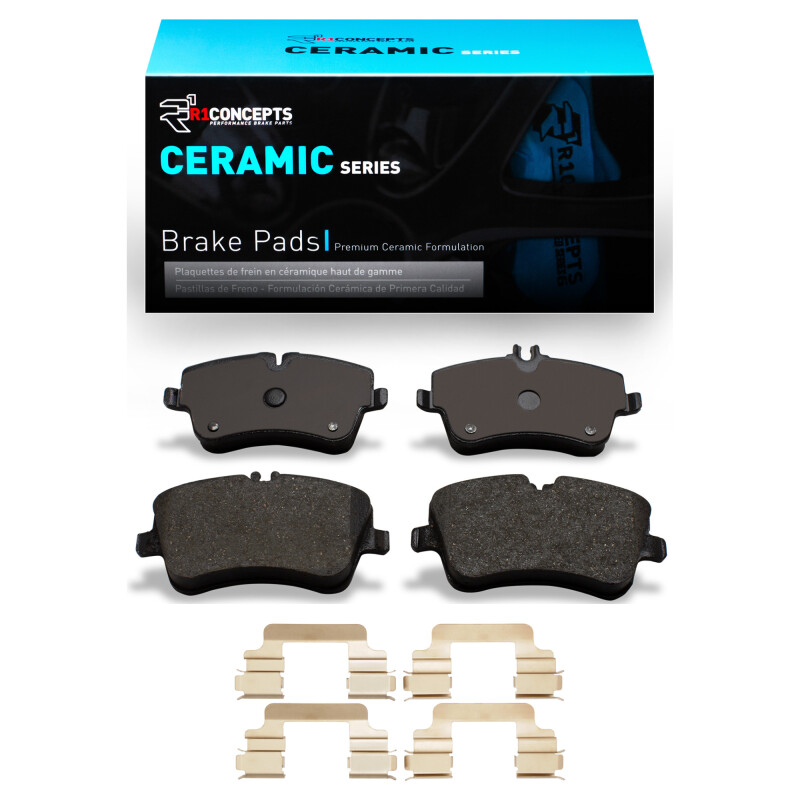 Picture of R1 01-15 Mercedes-Benz SLK300 Front Ceramic Pads & Hardware Kit