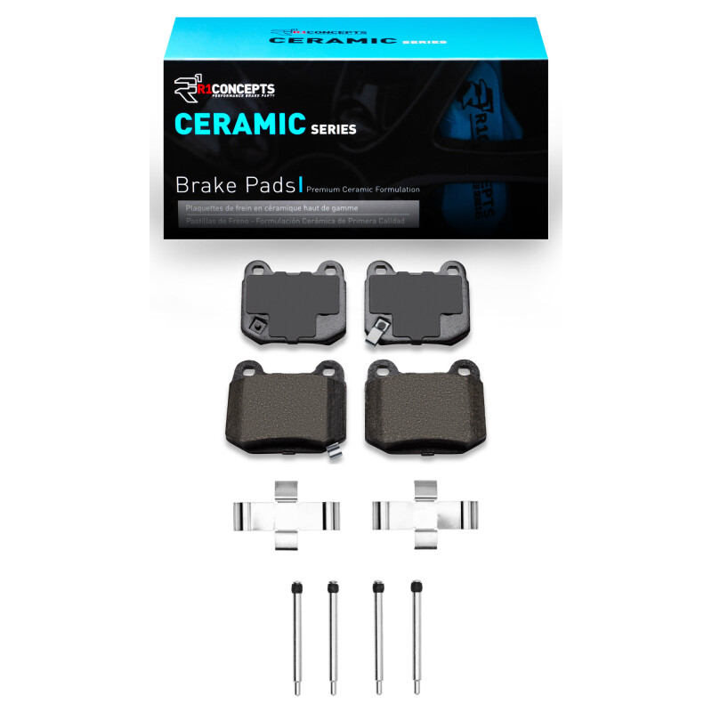 Picture of R1 04-06 Maserati Quattroporte Rear Ceramic Pads & Hardware Kit