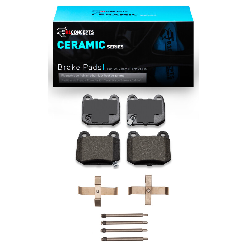Picture of R1 03-06 Mitsubishi Lancer Rear Ceramic Pads & Hardware Kit