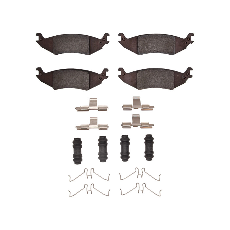 Picture of R1 04-06 Ford E-150 Club Wagon Rear Ceramic Pads & Hardware Kit
