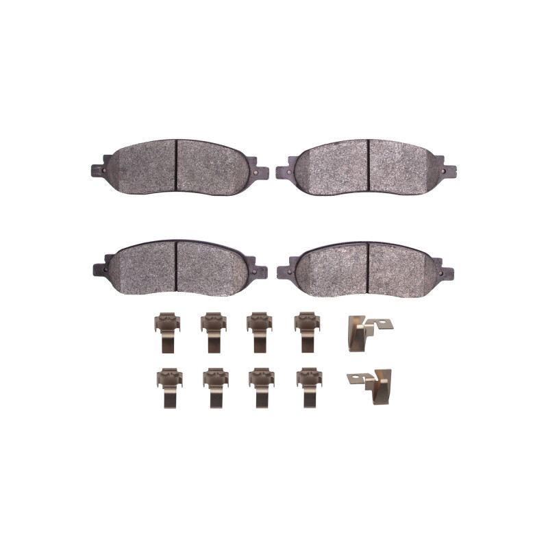 Picture of R1 05-07 Ford F-250 2WD (Super Duty) Rear Ceramic Pads & Hardware Kit