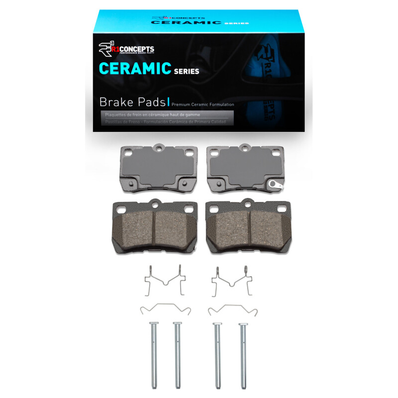 Picture of R1 06-13 Lexus GS350 Rear Ceramic Pads & Hardware Kit