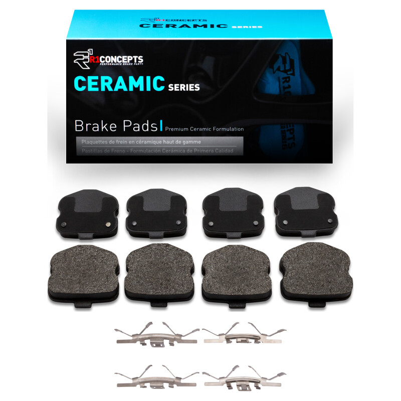 Picture of R1 06-13 Chevrolet Corvette Rear Ceramic Pads & Hardware Kit