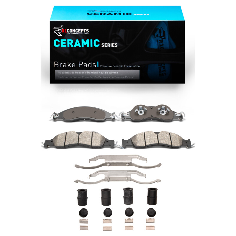 Picture of R1 07-09 Ford Expedition Front Ceramic Pads & Hardware Kit